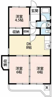 シャルム中島【202号室】の間取り