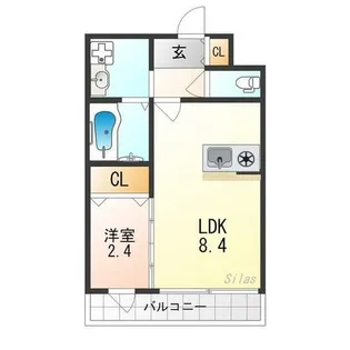 MJC京都西大路【5階】の間取り