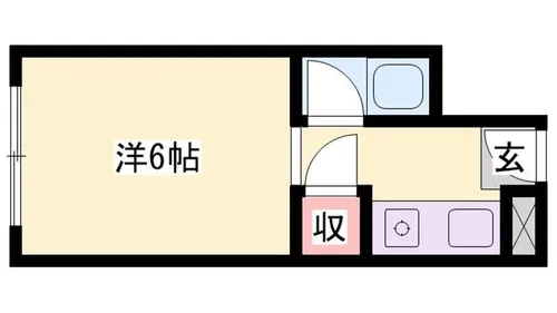 千鳥川ドミトリー【201号室】の間取り