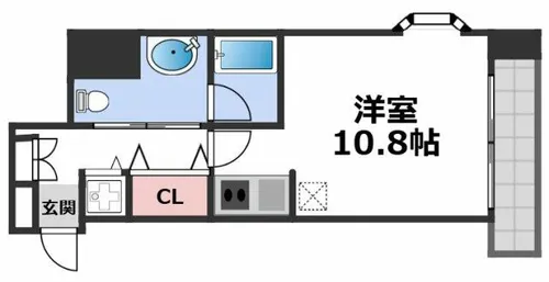 アーデン江戸堀【5階】の間取り