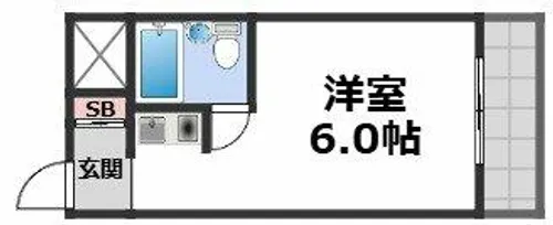 ライオンズマンション日本橋【2階】の間取り
