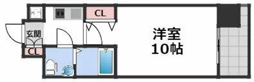 PHOENIX難波EAST【4階】の間取り
