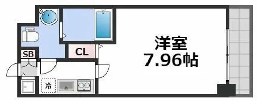 SERENiTE日本橋SUD【8階】の間取り