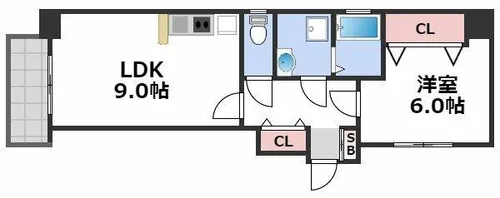 ニットーハイツ【8階】の間取り