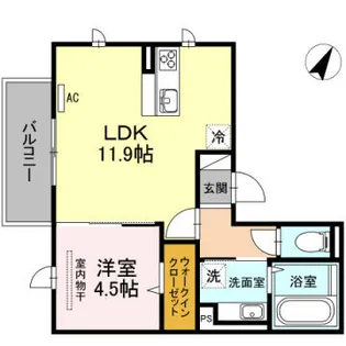 ディールーム博多駅南 弐番館【3階】の間取り