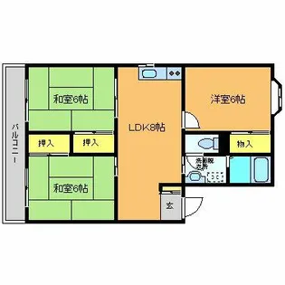 文栄第一ビル【405号室】の間取り