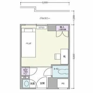 カルムイン緑地公園【2階】の間取り