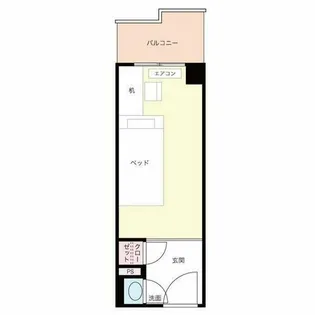 カルムイン緑地公園【2階】の間取り