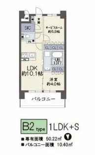 リフレ天満橋【14階】の間取り