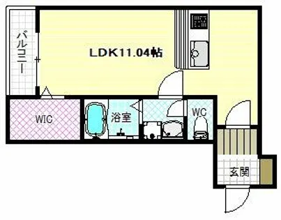 F+style藤井寺道明寺1号館【1階】の間取り