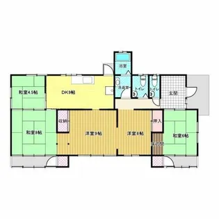 大阪府羽曳野市羽曳が丘西1丁目【一戸建】の間取り