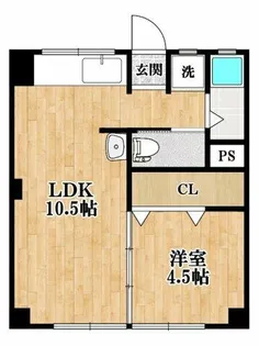 大和川マンション2号館【2階】の間取り