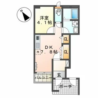 MODE SABRINA【1階】の間取り