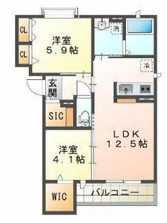 A-CUBE【2階】の間取り