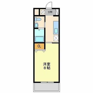 エテルノヨシダ【4階】の間取り