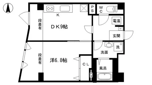 雪月花【301号室】の間取り