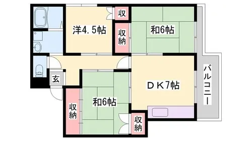 グランドハイツ【3階】の間取り