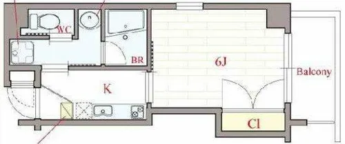 Park Hills【14階】の間取り