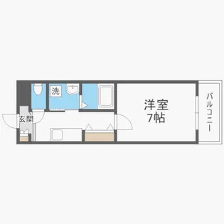 ライフフィールド諸岡【306号室】の間取り