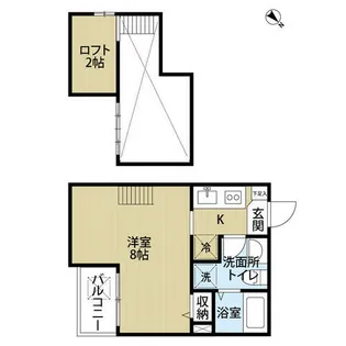 Luna Piena【1階】の間取り