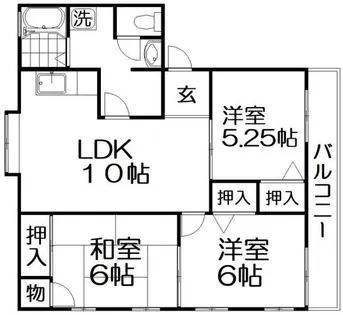 グランドママ【2階】の間取り