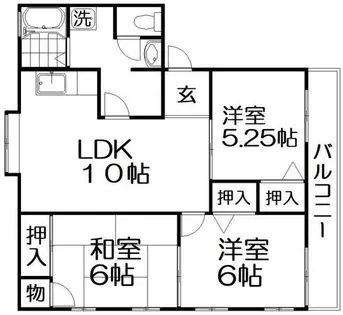 グランドママ【2階】の間取り