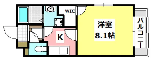 hillport【101号室】の間取り
