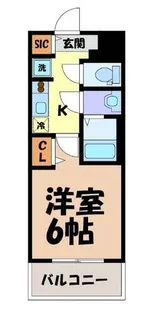 メイクスアート上前津Ⅵ【10階】の間取り