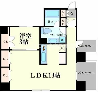 ラクメンビル【6階】の間取り