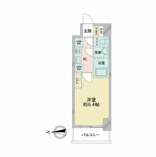 アステリ鶴舞ディオ【15階】の間取り