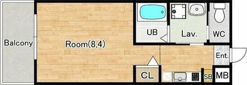 ピーステン名駅南【6階】の間取り