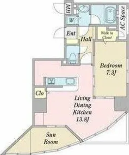 プロシード金山2【3階】の間取り