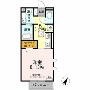 福岡県久留米市津福本町【アパート】の間取り