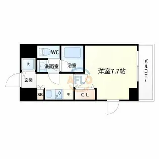 東明マンション新東【5階】の間取り