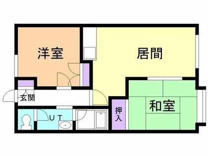 ハイツ21【201号室】の間取り