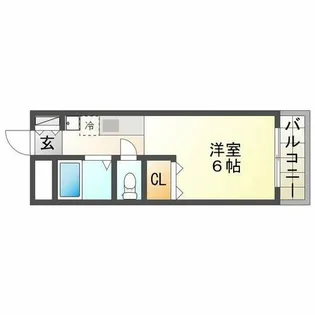 ユニックス神戸西【2階】の間取り