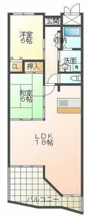 シーサイドパストラル林崎Ⅱ【2階】の間取り