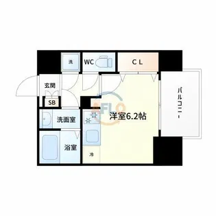ファーストフィオーレ塚本ウェルビング【3階】の間取り