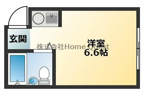 YOUハイム衣摺【101号室】の間取り