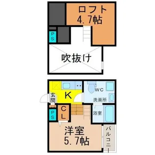 Casea(カセア)【1階】の間取り