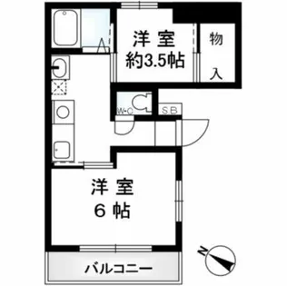 森川ビル【2階】の間取り