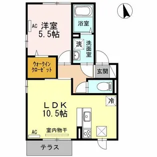 SEKUTO B棟【1階】の間取り