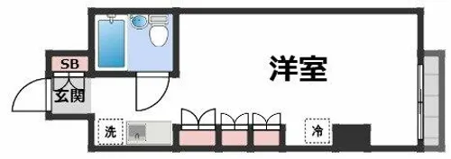 ノイメゾン堀江【4階】の間取り