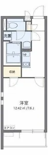 クレイノ矢南【1階】の間取り
