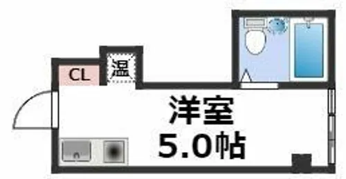 ラパンジール本田Ⅱ【6階】の間取り