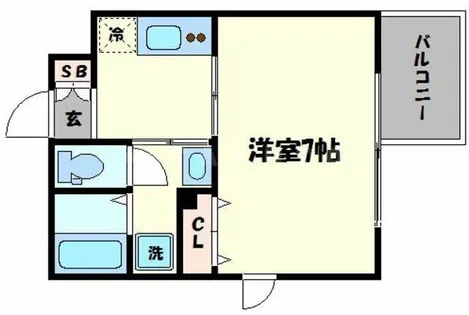 ファーストステージ心斎橋EAST【5階】の間取り