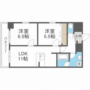 メゾン・デ・ノムラ島之内【8階】の間取り