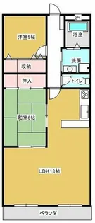 パークシティーたかしA棟【3階】の間取り