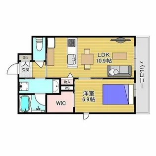 シャーメゾン ボーテ【1階】の間取り