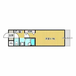 ローズスクエア春日【1階】の間取り